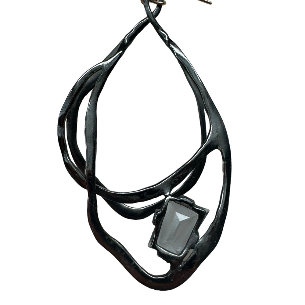 Alexis Bittar Miss Havisham Crystal Interlace Drop Earrings - Picture 6 of 16